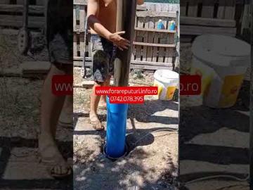 foram puturi apa, alimentare cu apa din put, realizare foraje puturi apa