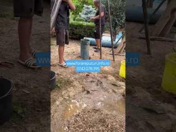 sapat puturi apa, executie foraje puturi apa